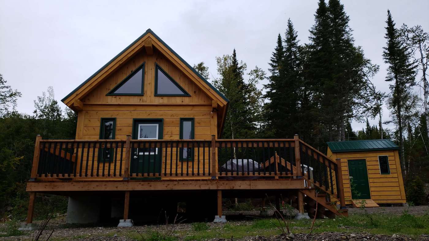 un chalet sur un réseau Zec